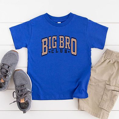 Big Bro Club Stars Toddler Short Sleeve Graphic Tee