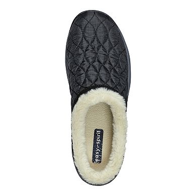 Easy Spirit Wimmy Faux-Fur Trim Women's Slip-On Mules