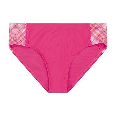 Girls 4-16 ZeroXposur Hopscotch Bobble Trim Tankini with Skirt 3-Piece Swim Set