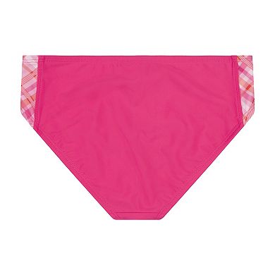 Girls 4-16 ZeroXposur Hopscotch Bobble Trim Tankini with Skirt 3-Piece Swim Set