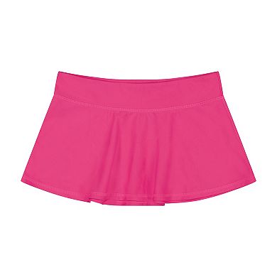 Girls 4-16 ZeroXposur Hopscotch Bobble Trim Tankini with Skirt 3-Piece Swim Set