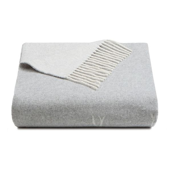 Discover Europe - Made in Italy La Limonaia Tessuti Outdoor Scene Throw Blanket - Grey