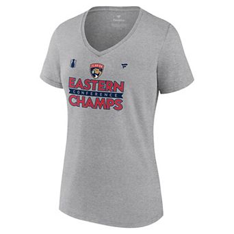 Women's Fanatics NHL Florida Panthers 2024 Conference Finals Locker Room V-Neck Tee