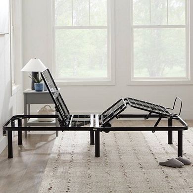 Twin Xl Size Electric Head Foot Adjustable Bed Base With Remote