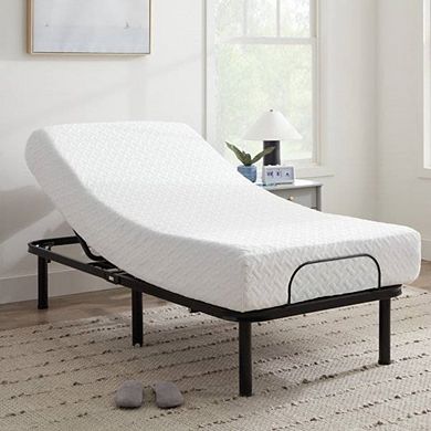 Twin Xl Size Electric Head Foot Adjustable Bed Base With Remote