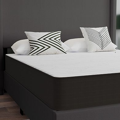 Emma and Oliver Asteria Medium Firm Hybrid Innerspring Mattress in a Box with Knit Fabric Top