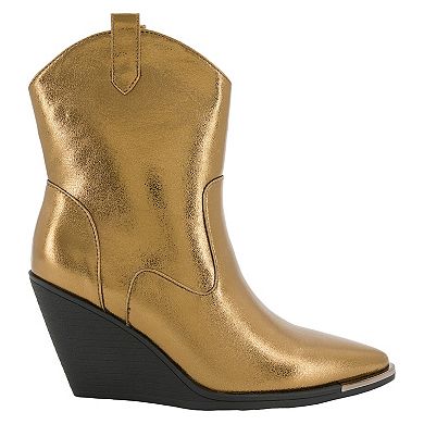 Rampage Sigrid Women's Western Wedge Boots