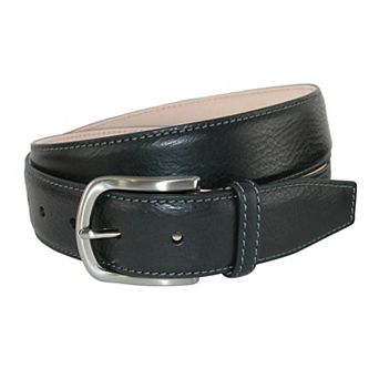 Crookhorndavis Men's Brescia Boxcalf Casual Belt With Contrast Stitch