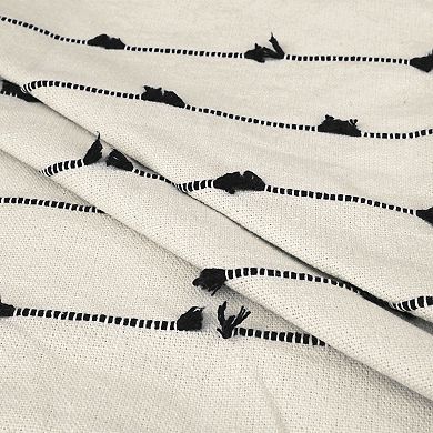 2 Pcs Cushion Farmhouse Decorative Throw Pillow Covers Neutral Pillowcases Home Decor 16" X 16"