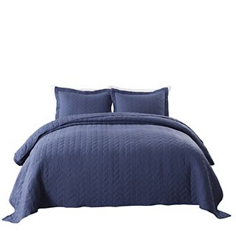 Marcielo 3 pc Lightweight Bedspread Quilt Set