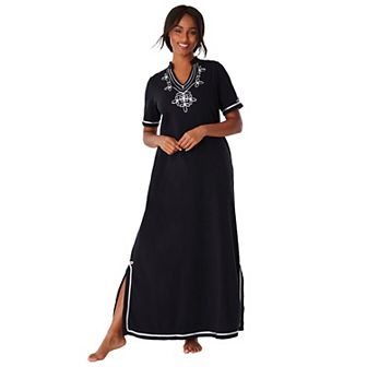 Only Necessities Plus Size Embellished Knit Lounger