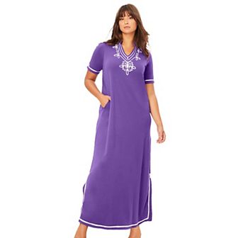 Only Necessities Plus Size Embellished Knit Lounger
