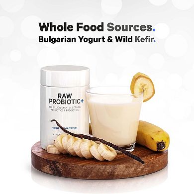 Codeage Raw Probiotic+ 100 Billion CFU Supplement 30 ct