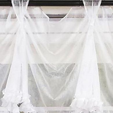 Luxurious Modern Design Classic Sheers Victory Swag 3-scoop Window Valance