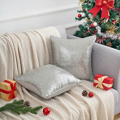 2 Pcs Throw Pillow Covers Cushion Covers For Bed Sofa Bedroom Living Room Home Decor 18" X 18"