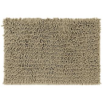 1 pc 20" x 32" Bathroom Rugs Non-Slip Bath Mat, Plain Washable Soft Shower Mat, for Bathroom Floor