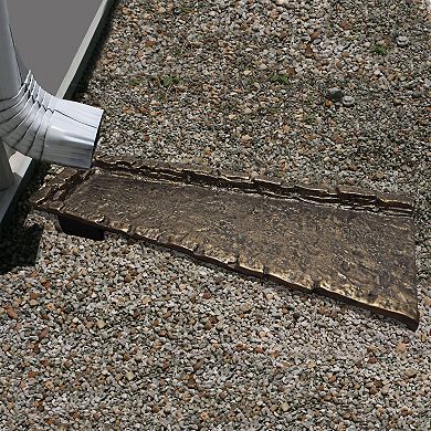 Cast Aluminum Downspout Gutter 24 In. Splash Block