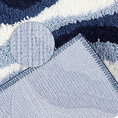 Soft Non-Slip Bathroom Rug Bath Floor Mat Thickening Bath Rug Absorption Quick Dry