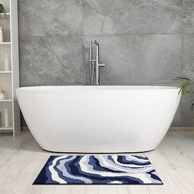 Soft Non-Slip Bathroom Rug Bath Floor Mat Thickening Bath Rug Absorption Quick Dry