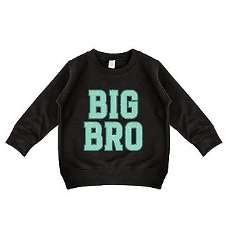 Big Bro Distressed Toddler Graphic Sweatshirt