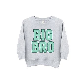 Big Bro Distressed Toddler Graphic Sweatshirt