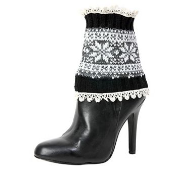 Prancer Fair Isle Boot Toppers