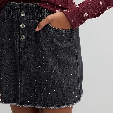 Girls 6-20 SO® Paperbag Skirt in Regular and Plus