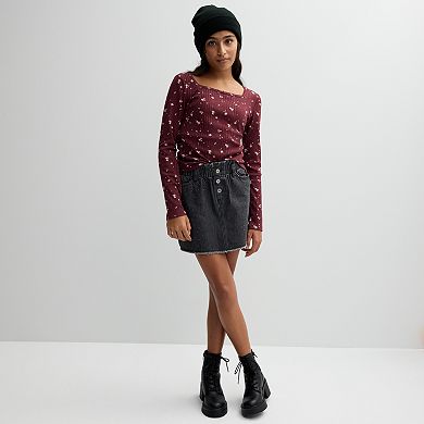 Girls 6-20 SO® Paperbag Skirt in Regular and Plus
