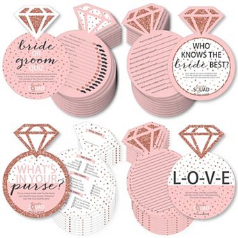 Big Dot Of Happiness Bride Squad - 4 Bachelorette Party Games 10 Cards Each Gamerific Bundle
