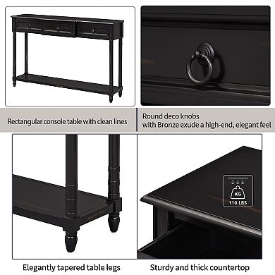 Merax Console Table With Drawers