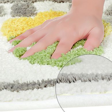 Non Slip Bath Mat For Bathroom Absorbent Fluffy Soft Bathroom Mat Floor Rug