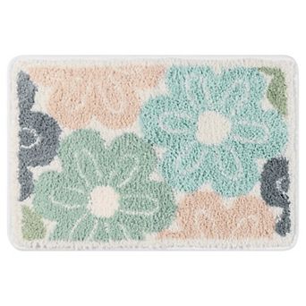 Non Slip Bath Mat For Bathroom Absorbent Fluffy Soft Bathroom Mat Floor Rug