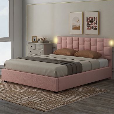 Merax Upholstered Platform Bed