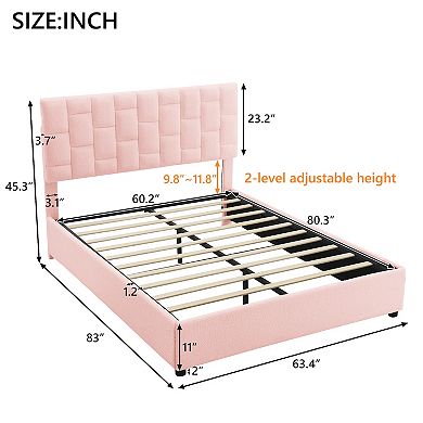 Merax Upholstered Platform Bed