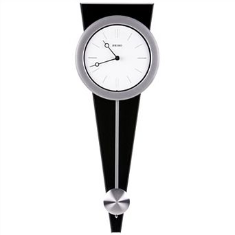 Contemporary Wall Clock with Sleek Pendulum Design