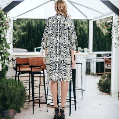 Women's Shirts Cardigan Long Open Stuff Kimonos