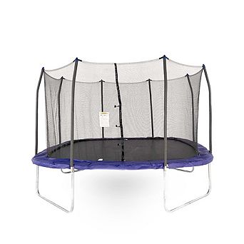 Skywalker Trampolines 14 Ft Square Trampoline With Safety Net Enclosure, Blue, Astm Approval