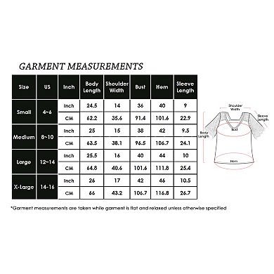 Women's Lace Short Sleeve T-Shirt V Neck Summer Tops Shirts