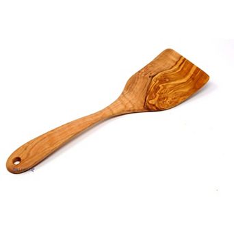 Olive Wood Pan Paddle Spatula