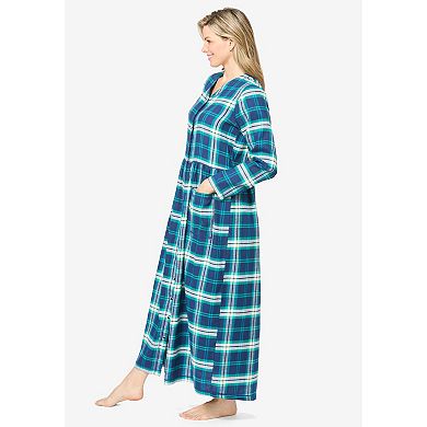 Only Necessities Plus Size Flannel Plaid Lounger