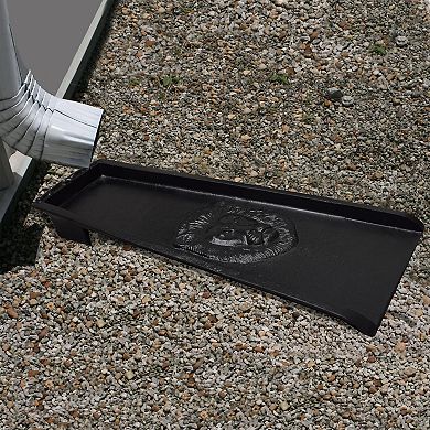 Black Lion Cast Aluminum Downspout Gutter 24 In. Splash Block