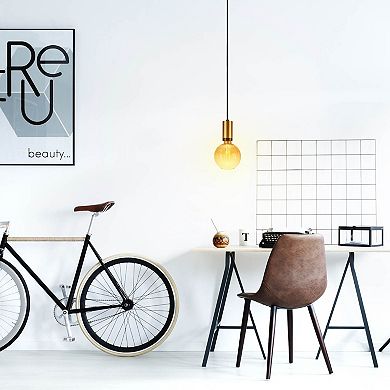 Next Glow Diy Vintage Pendant Light Cord Kit With Switch & Plug (up To 10ft)