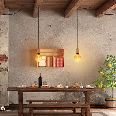 Next Glow Diy Vintage Pendant Light Cord Kit With Switch & Plug (up To 10ft)
