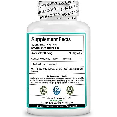 Collagen NuBest, Healthy Skin, Hair & Nails, 90 Capsules