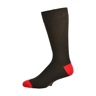 Contrast Heel & Toe Socks for Men