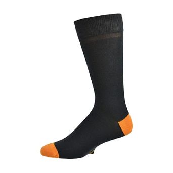 Contrast Heel & Toe Socks for Men