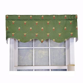 Luxurious Modern Design Classic Midnight Victory Swag 3-scoop Window Valance