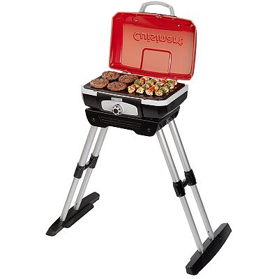 Cuisinart Outdoor Petite Gourmet Portable Gas Grill with VersaStand