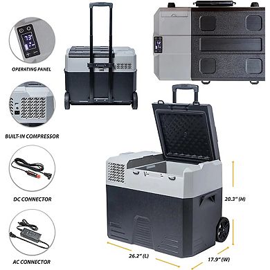 Electric Cooler Portable Refrigerator 52L