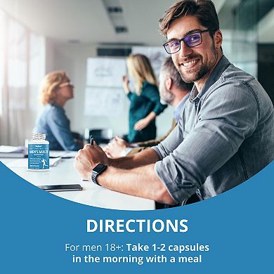 NuBest Men's Multi, Men Xtra, Energy, Immunity & Health Boost, 60 Vegan Capsules